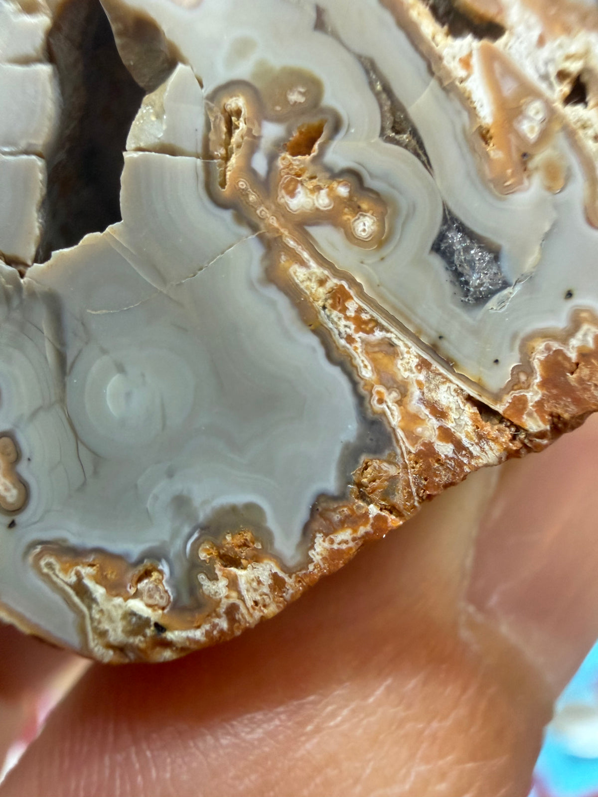 Collapsed Gray Agate
