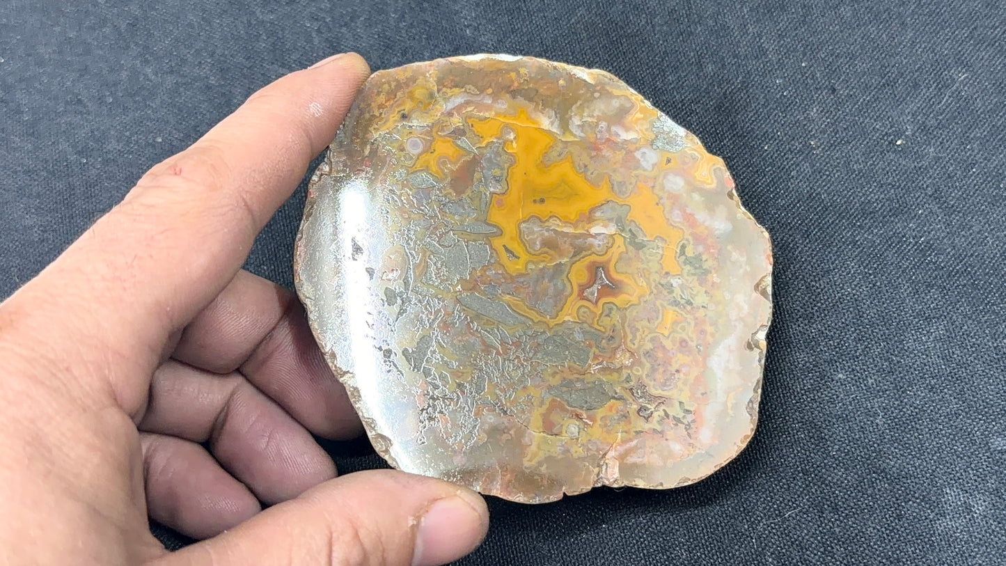 Yellow Kentucky Agate and Glauconite
