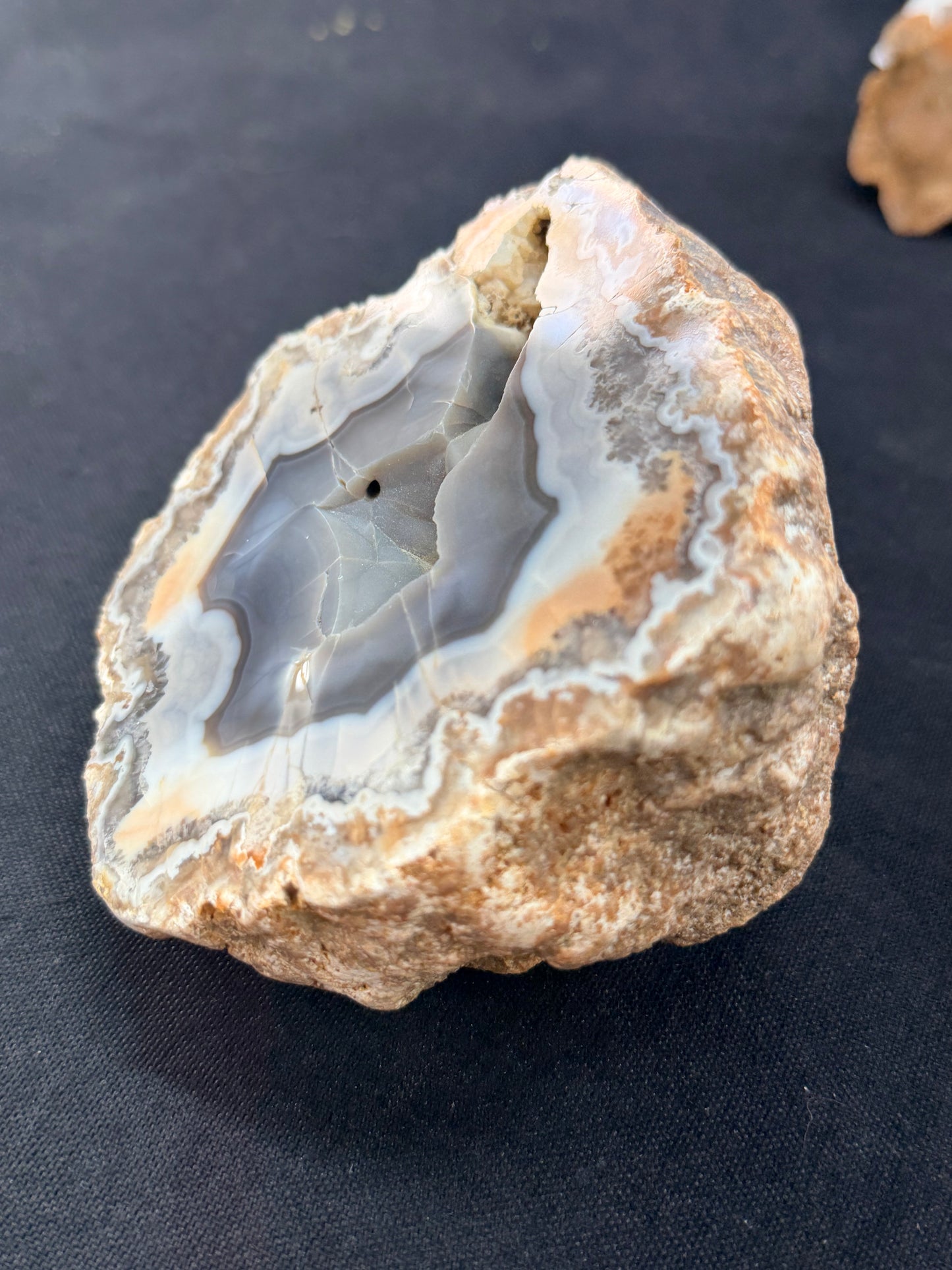 Botryoidal Belly and Blue Gray Ky Agate