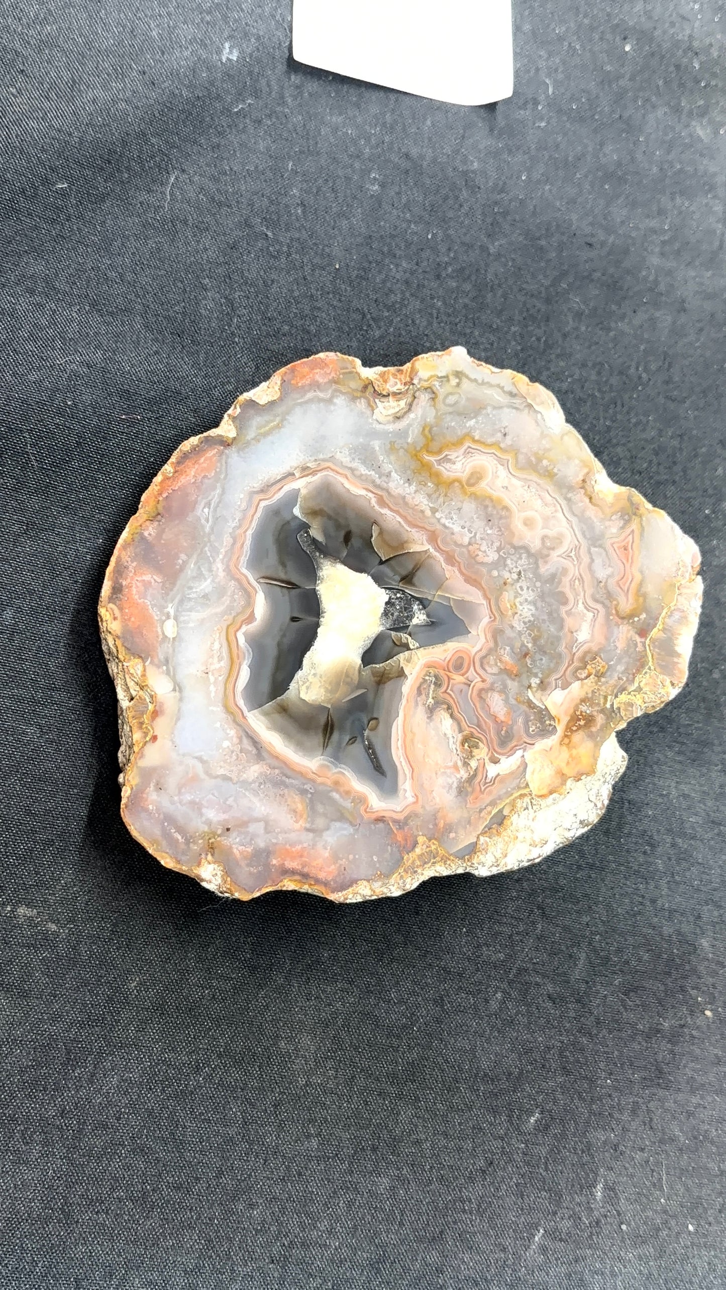 Black and Pink Large Kentucky Agate