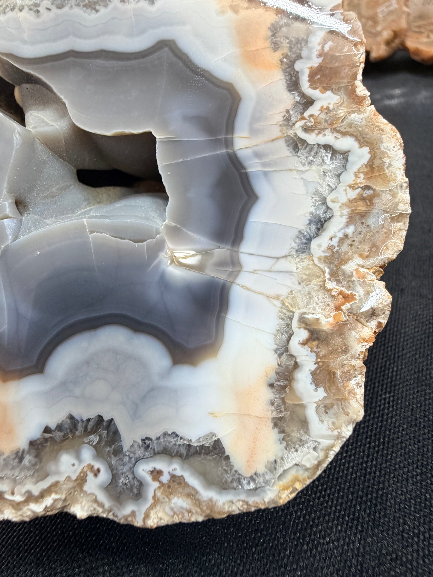 Botryoidal Belly and Blue Gray Ky Agate