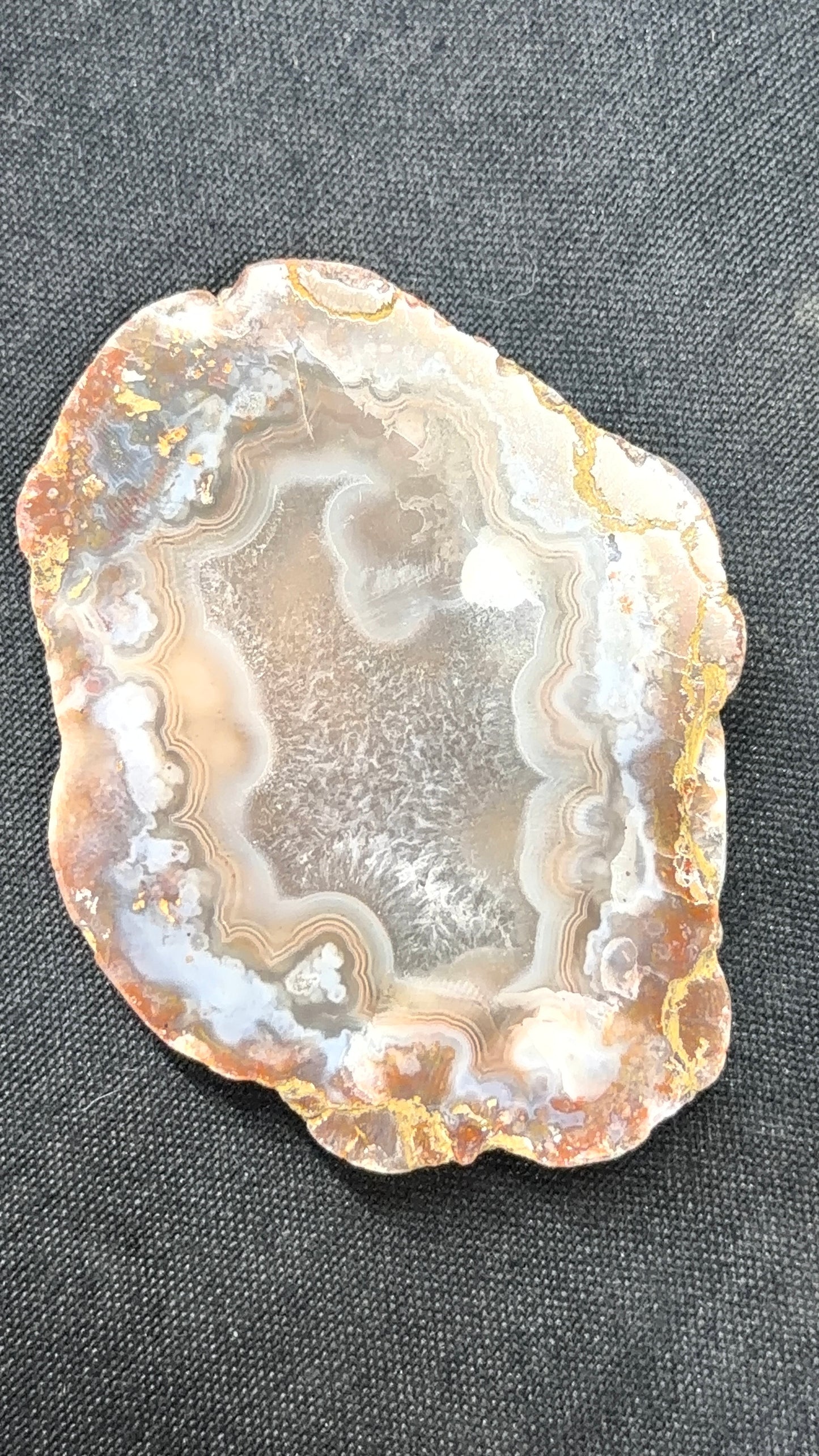 Pink and Gray Kentucky Agate