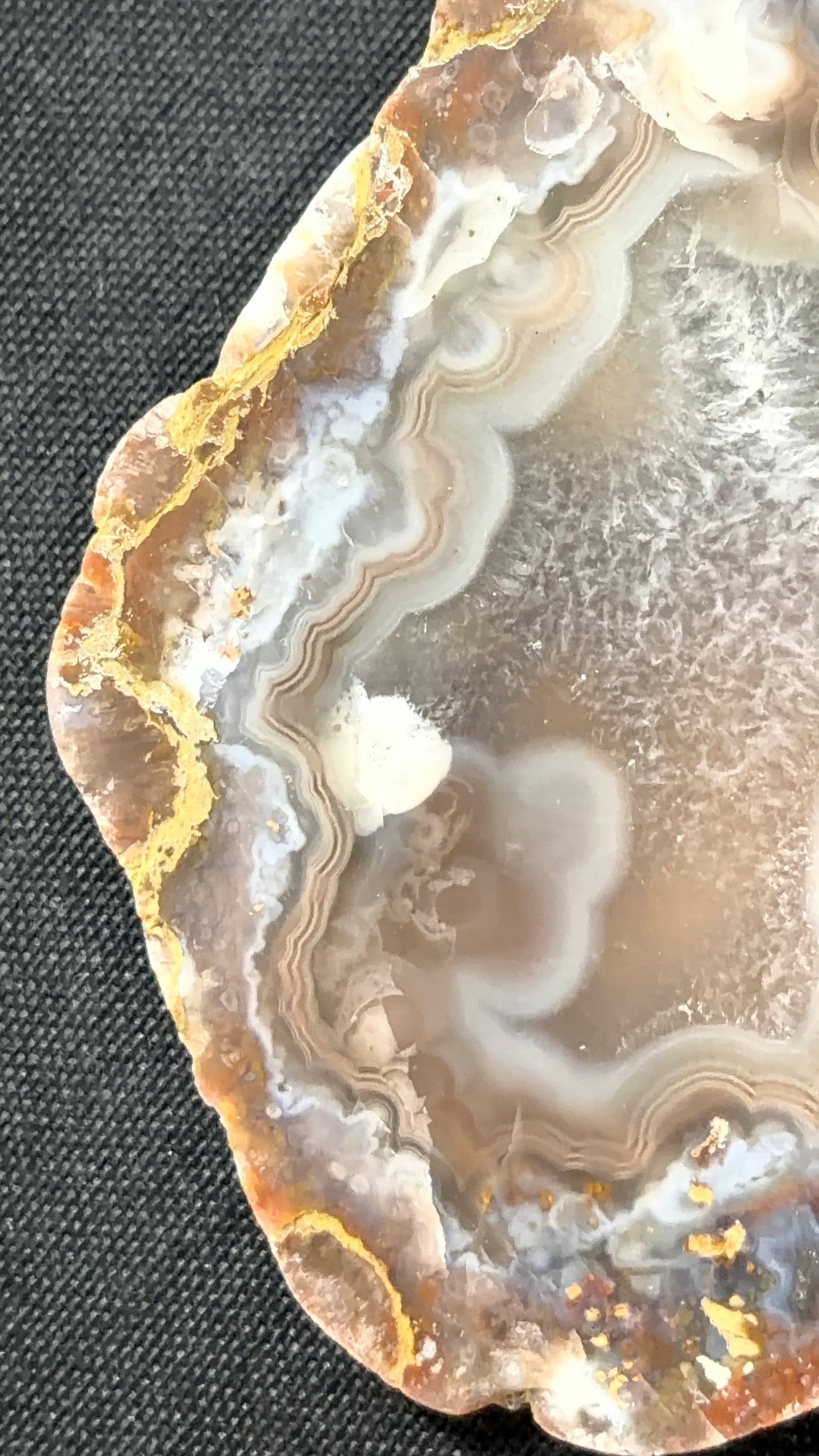 Pink and Gray Kentucky Agate