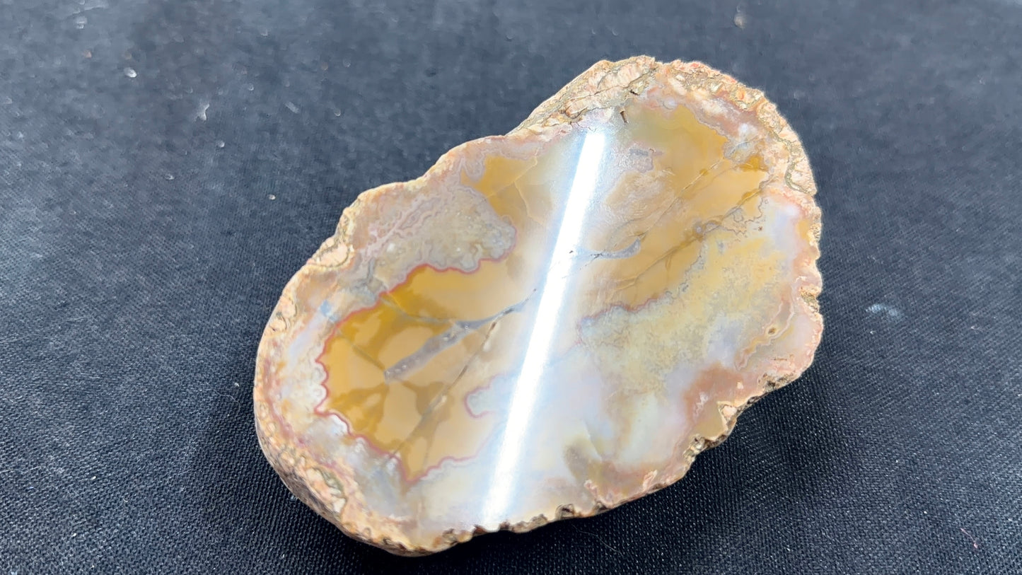 Red ghost band and Yellow Kentucky Agate