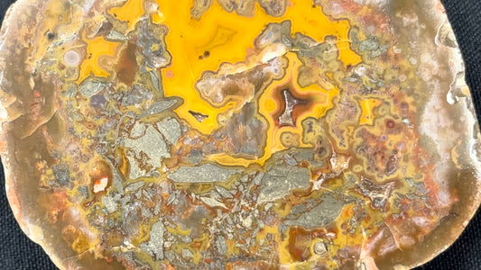 Yellow Kentucky Agate and Glauconite