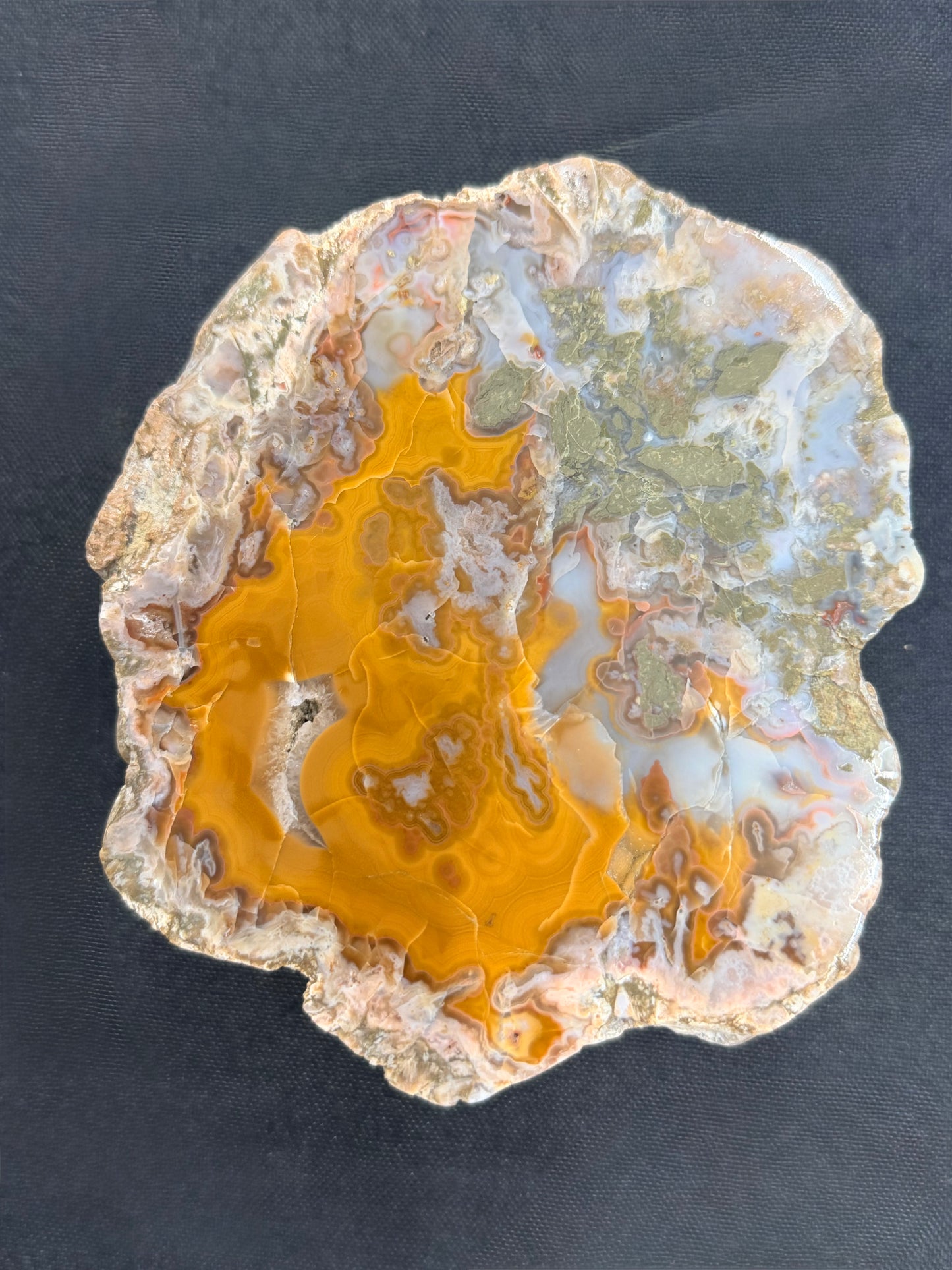 Yellow Banded Kentucky Agate