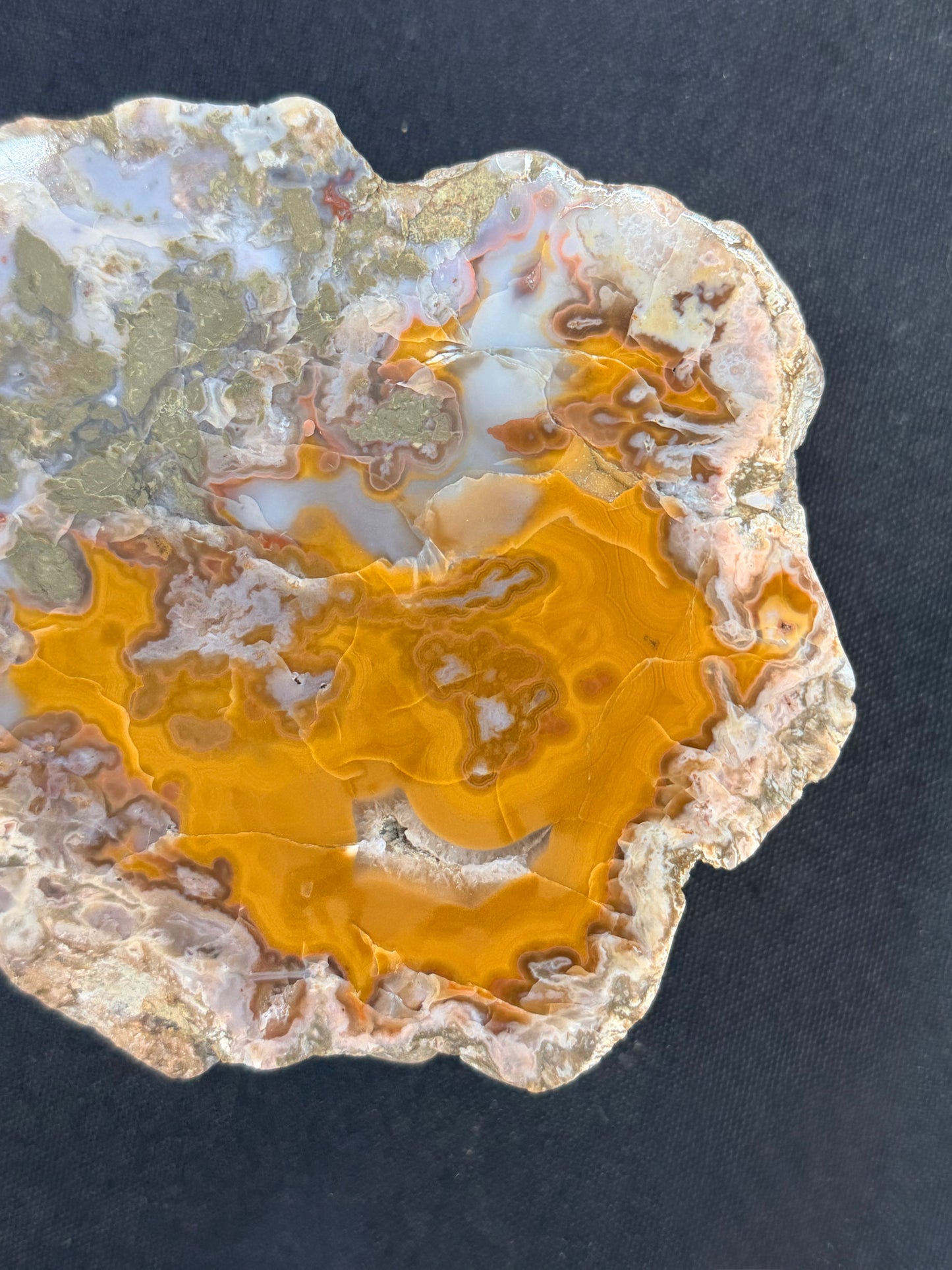 Yellow Banded Kentucky Agate