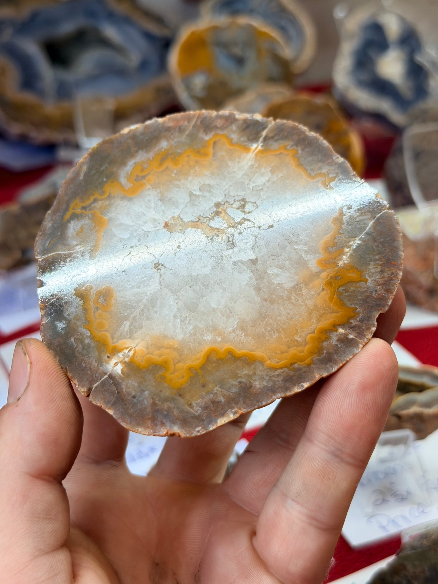 Bands and floaters Ky agate