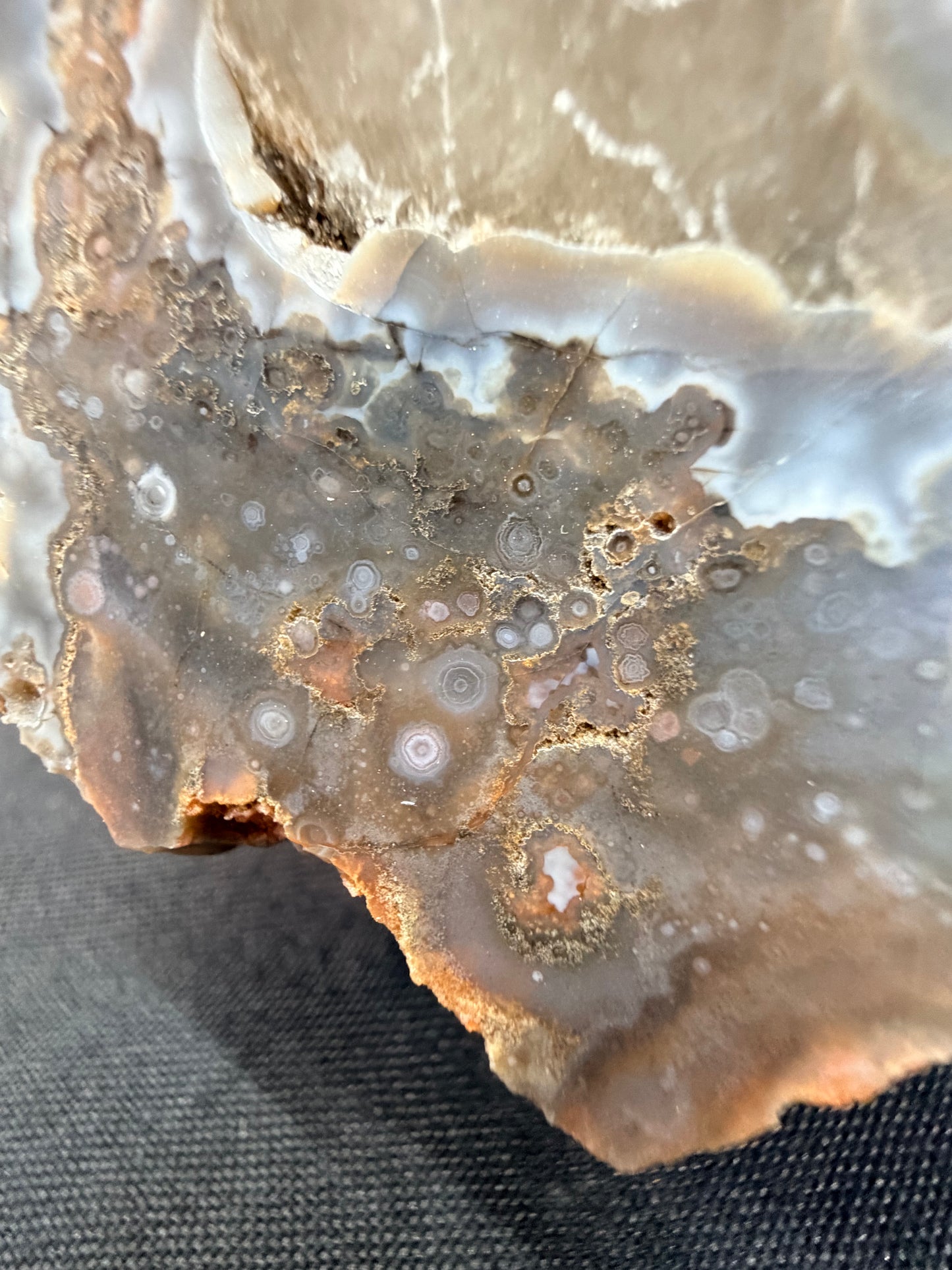 Gray Galaxy Style Kentucky Agate