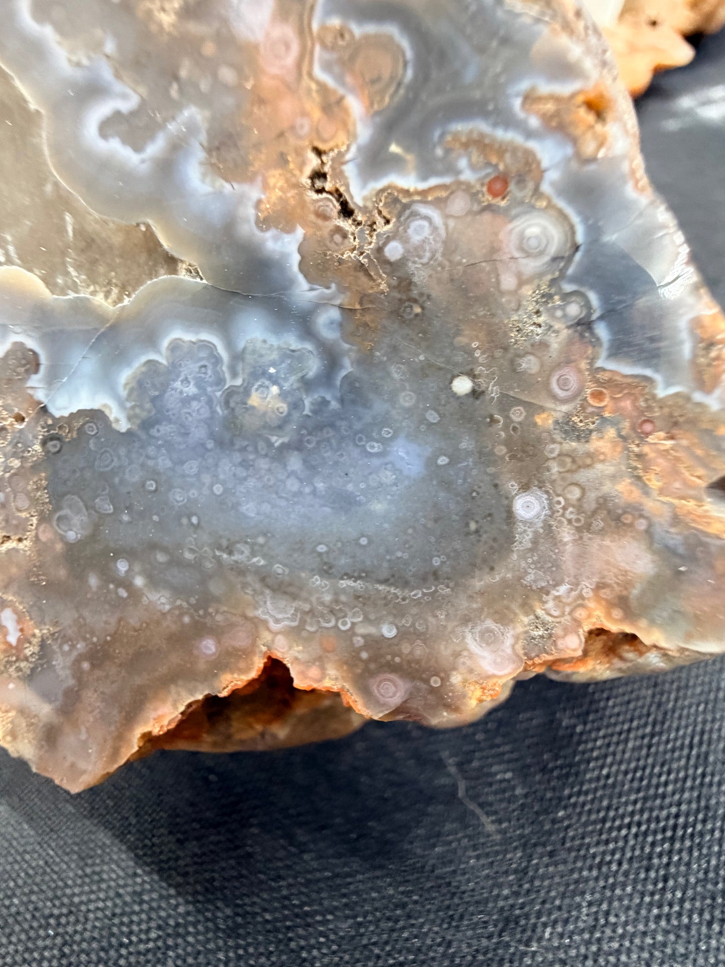 Gray Galaxy Style Kentucky Agate