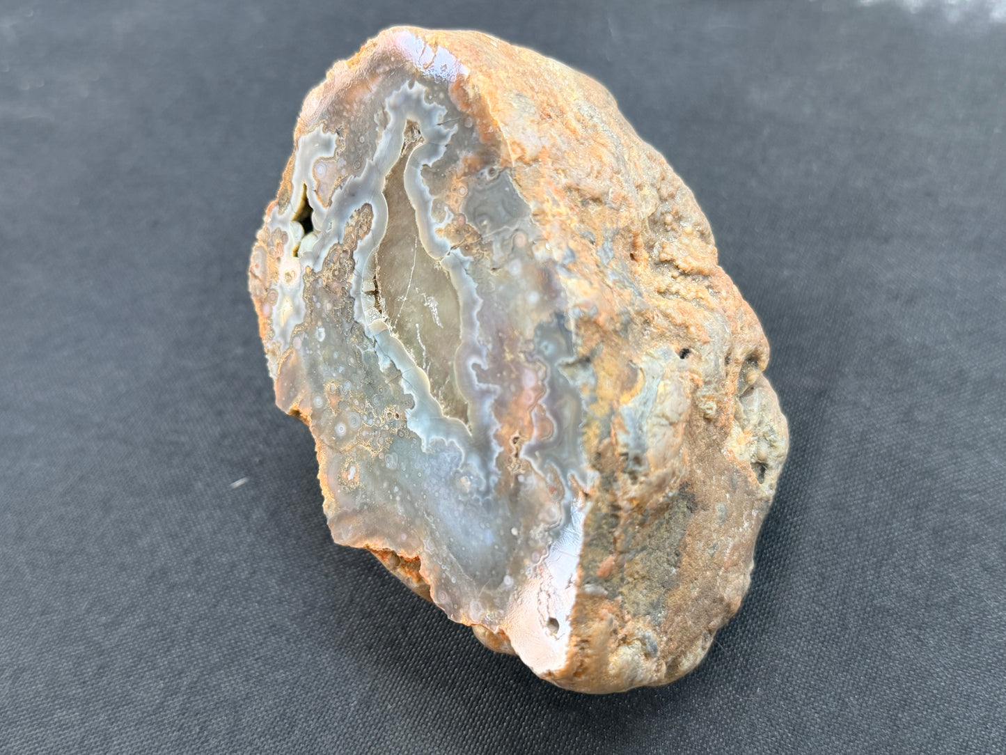 Gray Galaxy Style Kentucky Agate