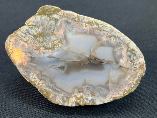 Black and Bluish Kentucky Agate