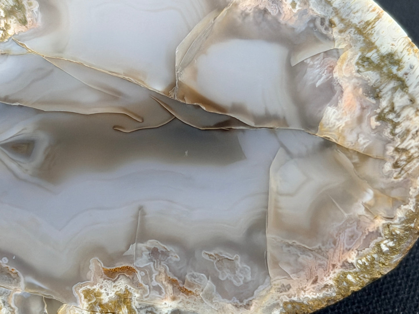 Black and Bluish Kentucky Agate