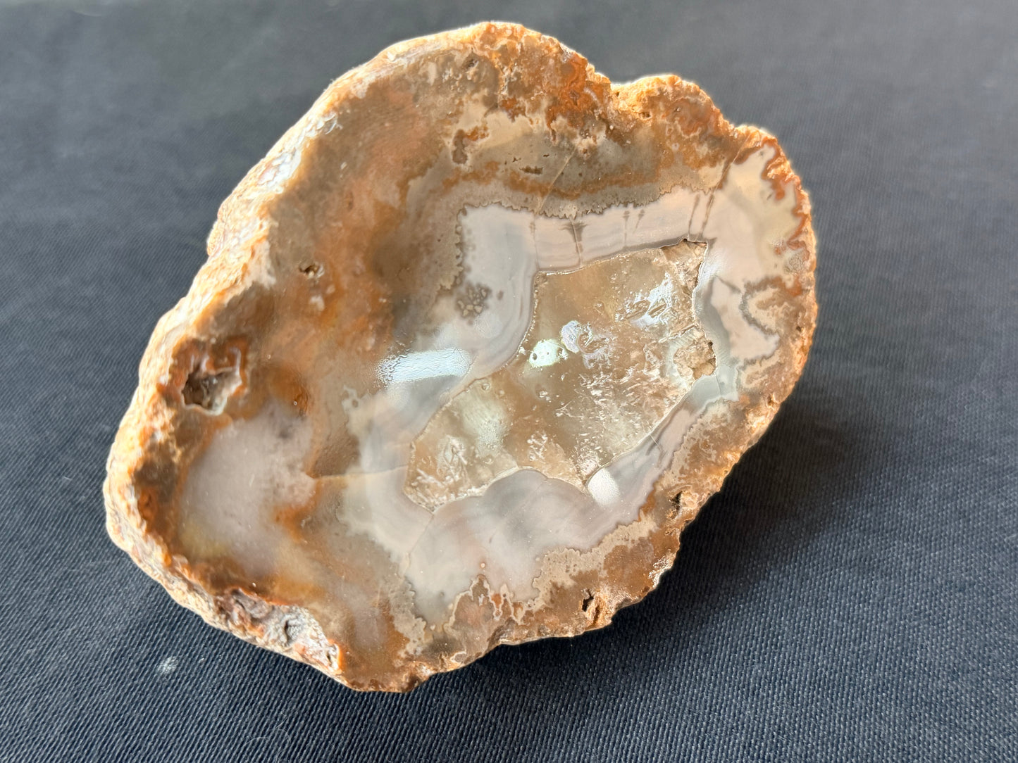 Rainbow Calcite and Kentucky Agate