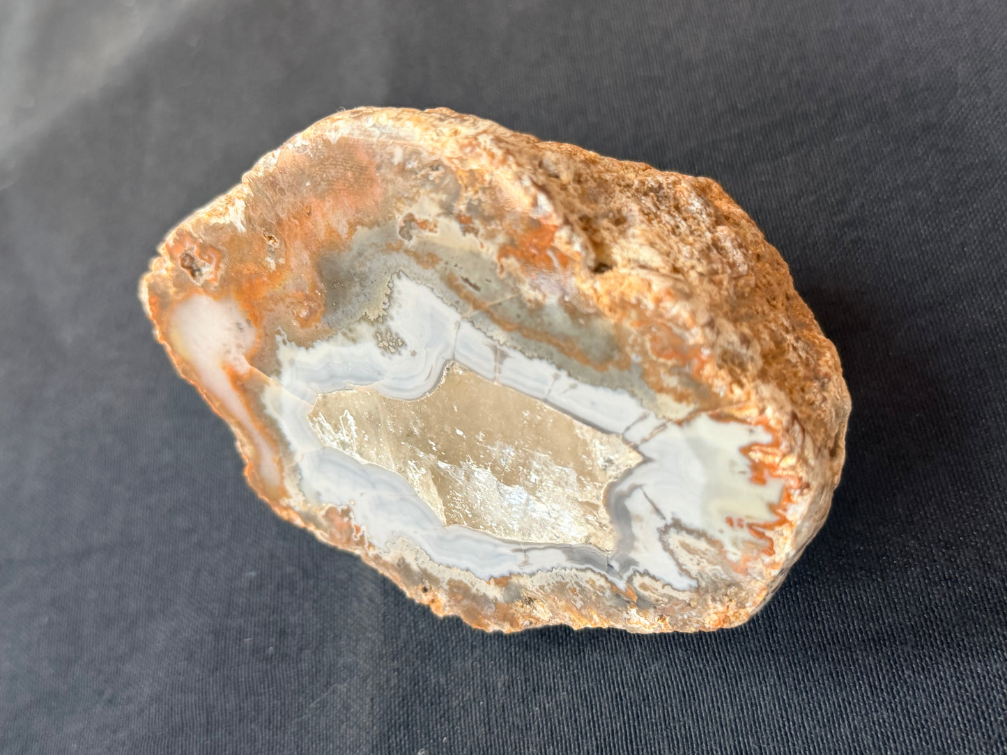 Rainbow Calcite and Kentucky Agate