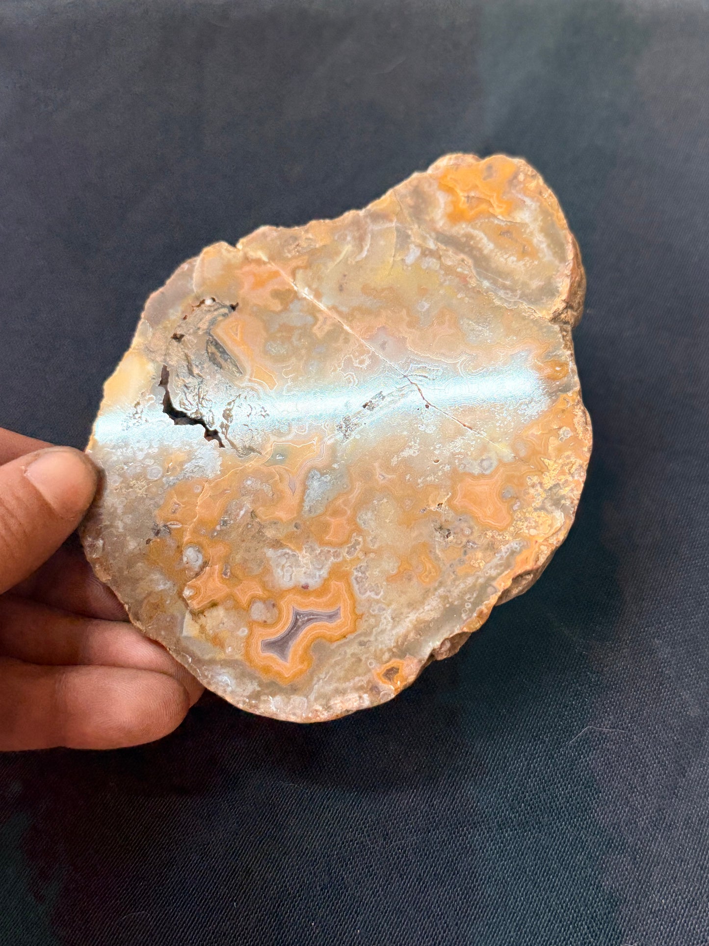 Double nodule Ky Agate