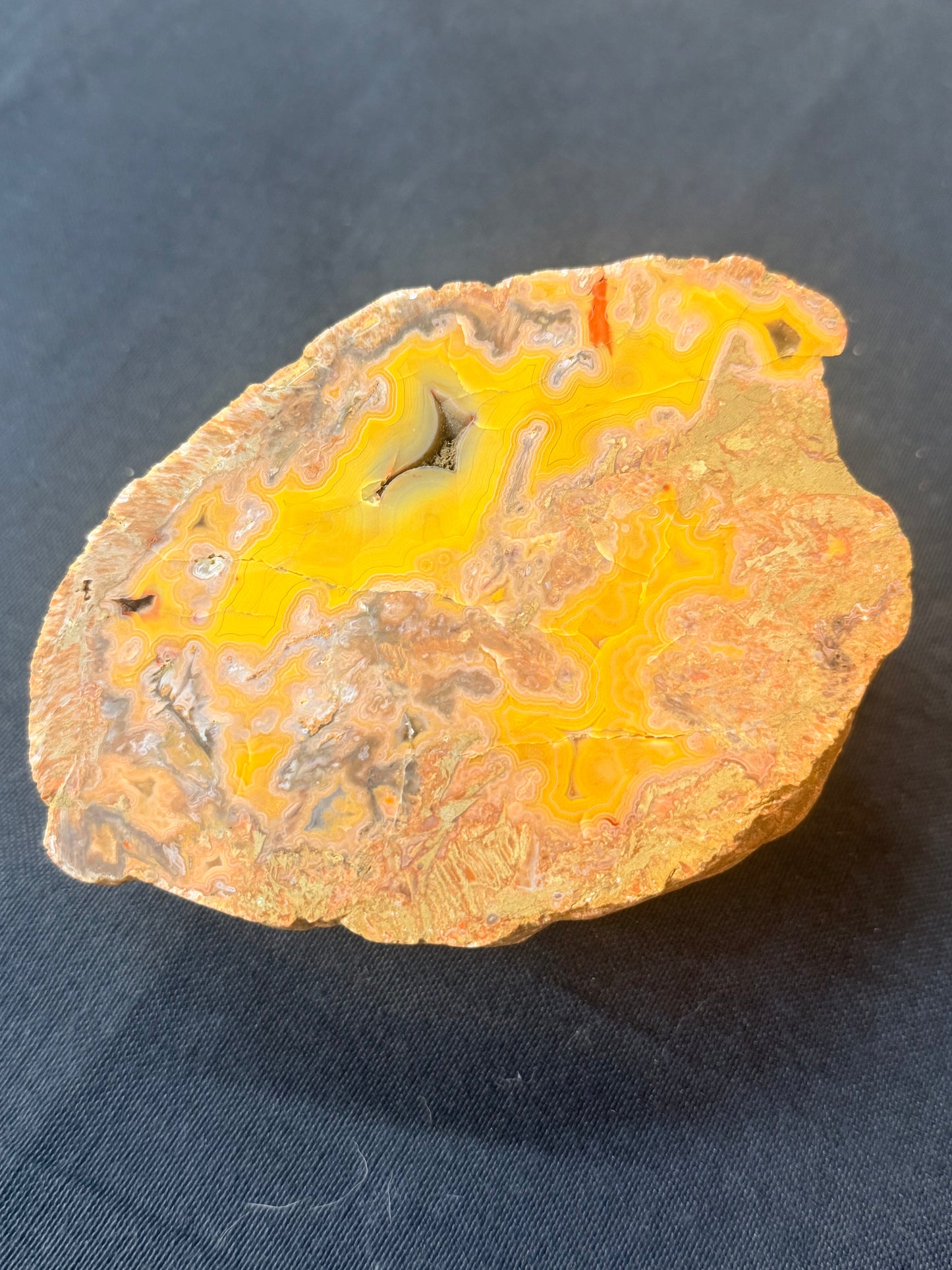 Yellow banded Beauty! Ky agate