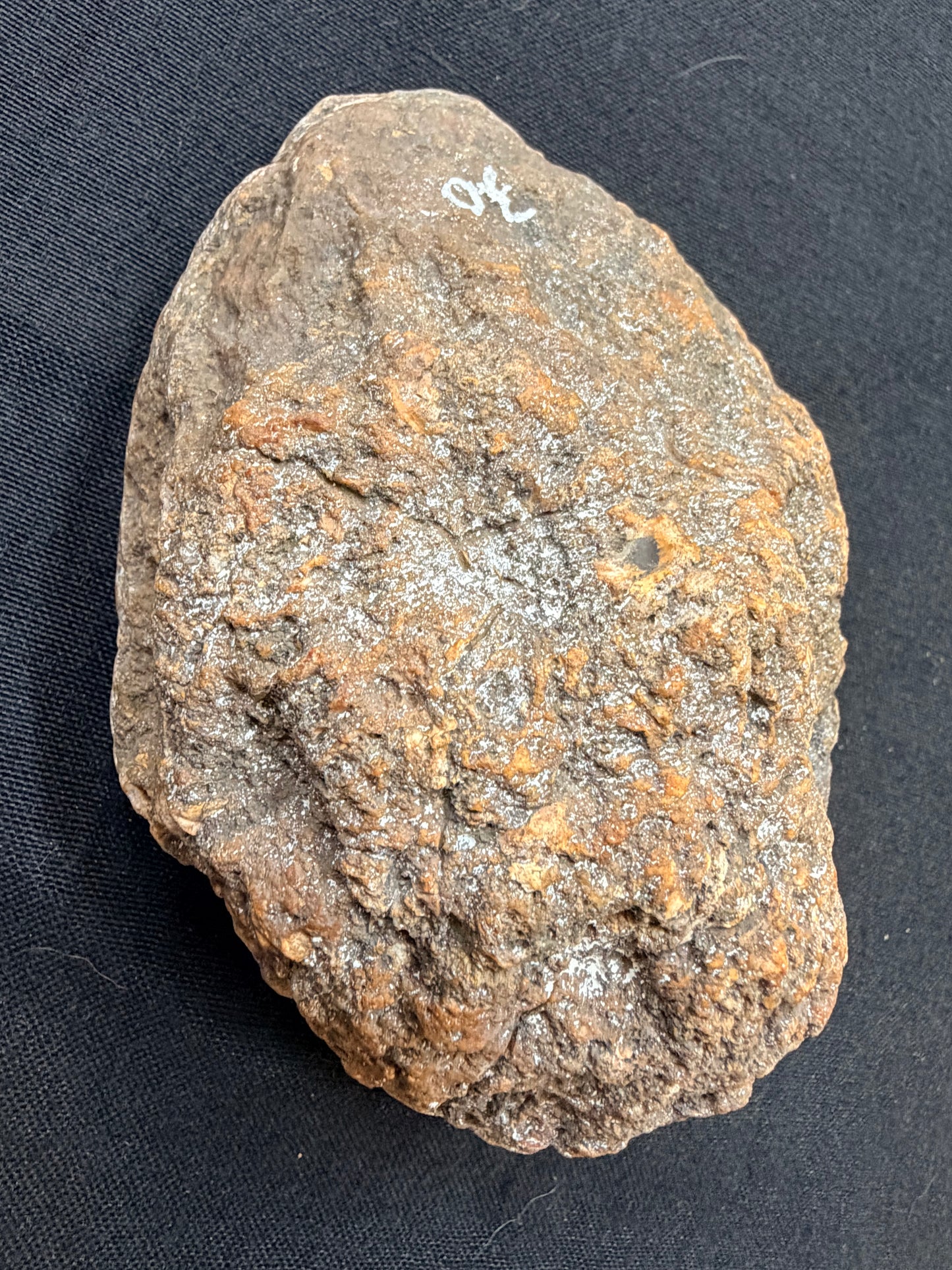 Black Kentucky Agate with quartz center