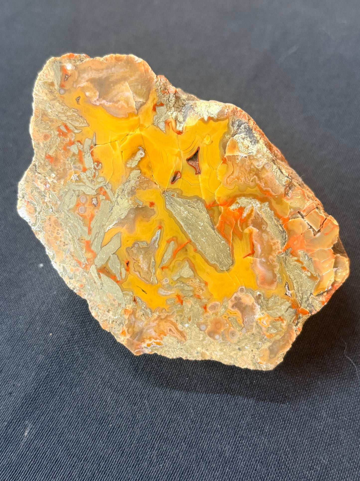 Kentucky Agate with Glauconite inclusions