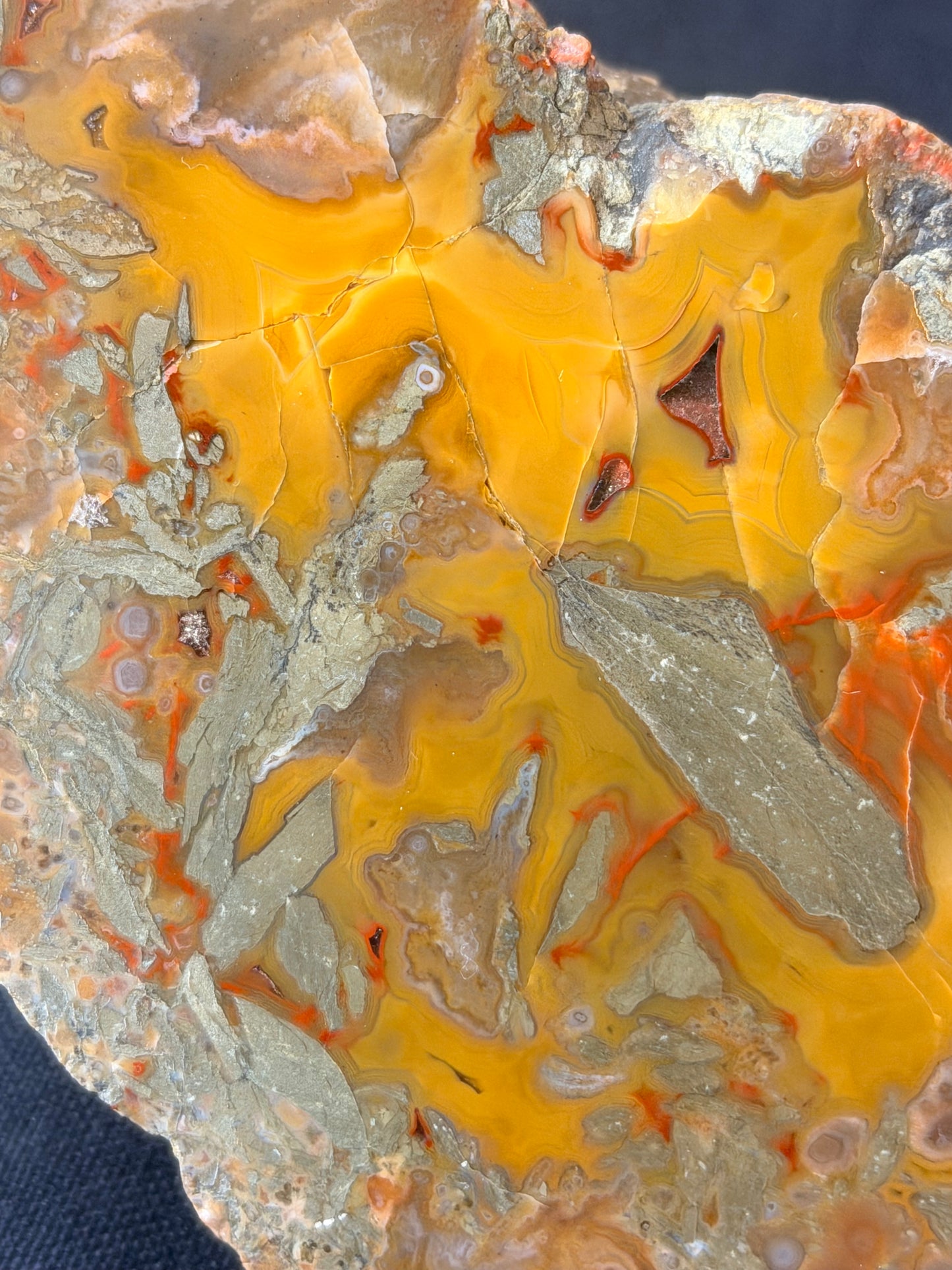 Kentucky Agate with Glauconite inclusions