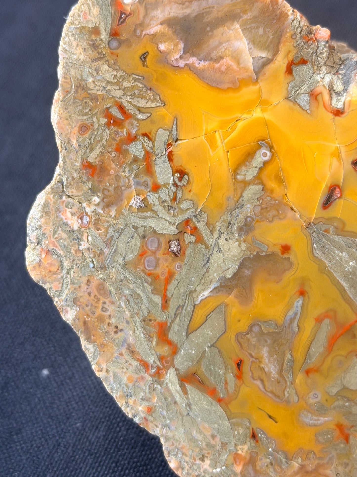 Kentucky Agate with Glauconite inclusions